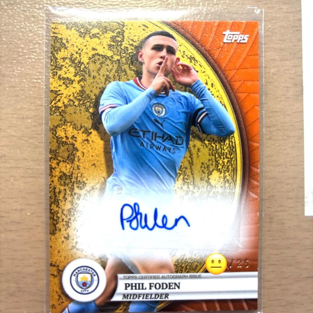 Foden Sign Card 25 Series — Japanese