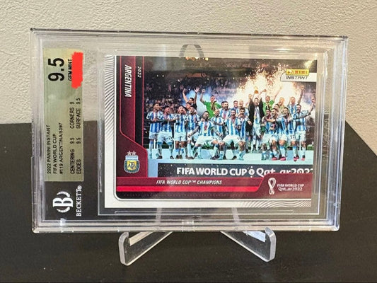 BGS 9.5 2022 FIFA World Cup Panini Instant Argentina — Japanese