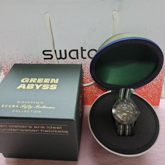 swatch Blancpain x Swatch Green Automatic Men's — Japanese