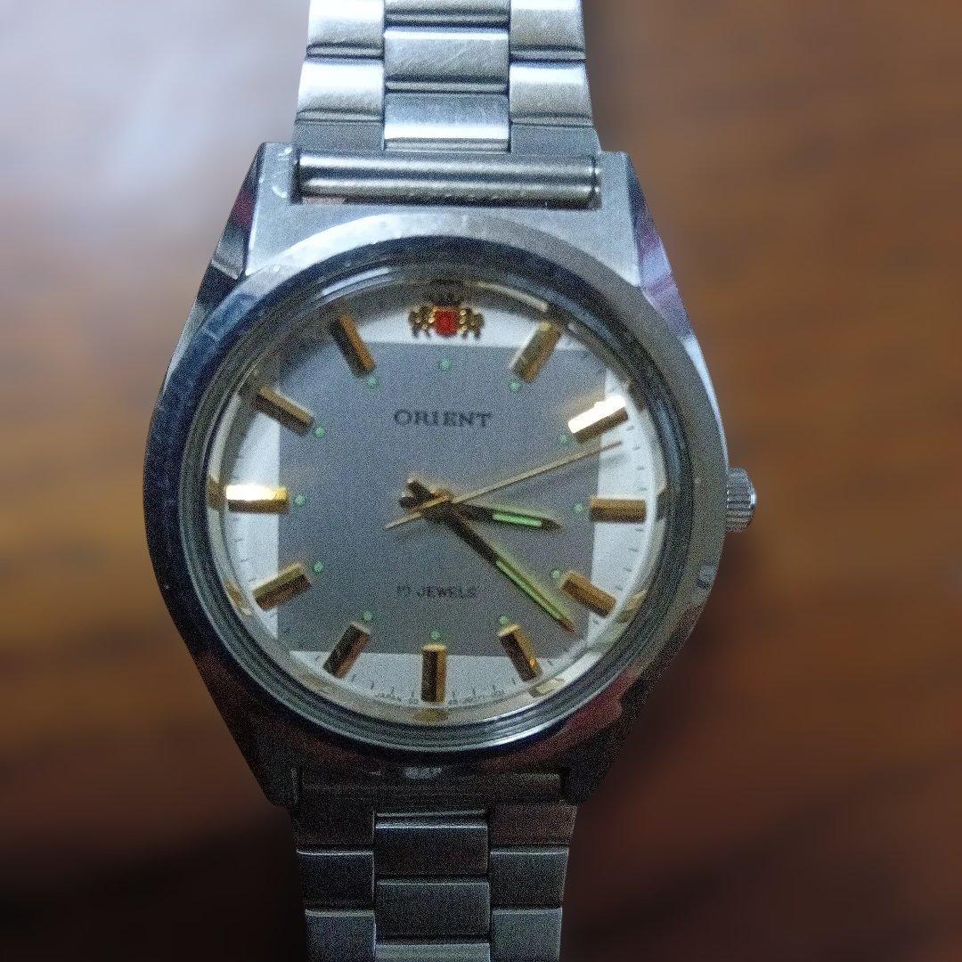 ORIENT 手巻き時計 シルバー17石 Manual Men's Watch — Japanese