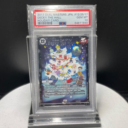 PSA 10 Duel Masters Duel Decky the Hall Holiday Card — Japanese