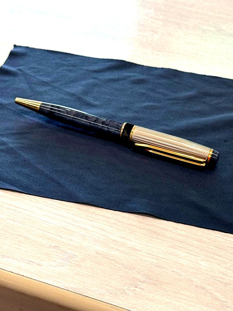 PILOT ballpoint pen with metal body and oil-based ink shown on a white background