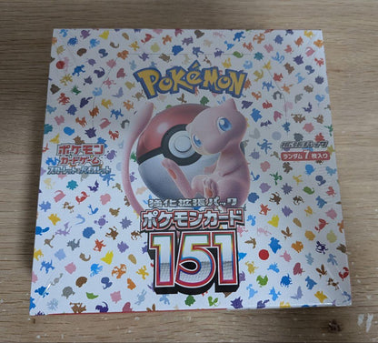 Pokemon Pokemon Card 151 Box with Shrink Wrap Box — Japanese
