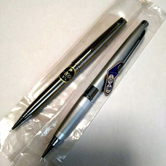 Pilot Silver Color Pencil with Normal and Platinum Angle Body Knock, 13 cm length