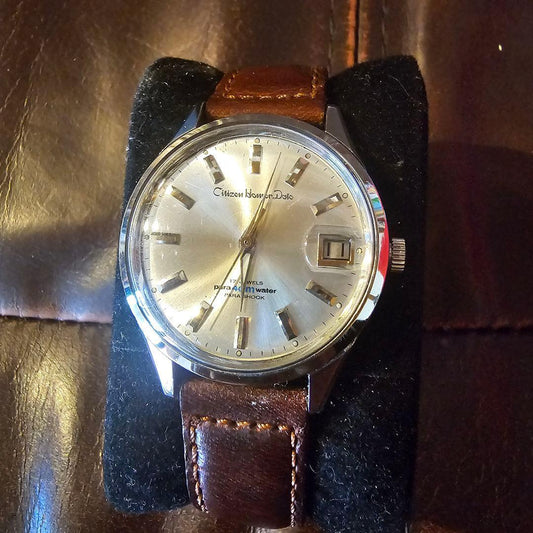 Citizen Homer Date Mechanical Manual Men's Watch — Japanese