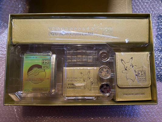 Pokemon 25th Golden Box Unopened Deck Supply Monster Ball Box — Japanese