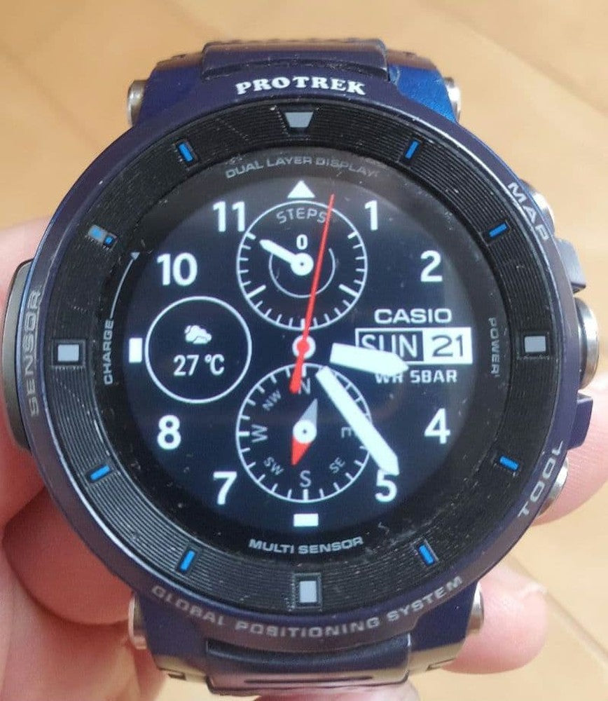 CASIO WSD-F30 Digital Men's Watch — Japanese