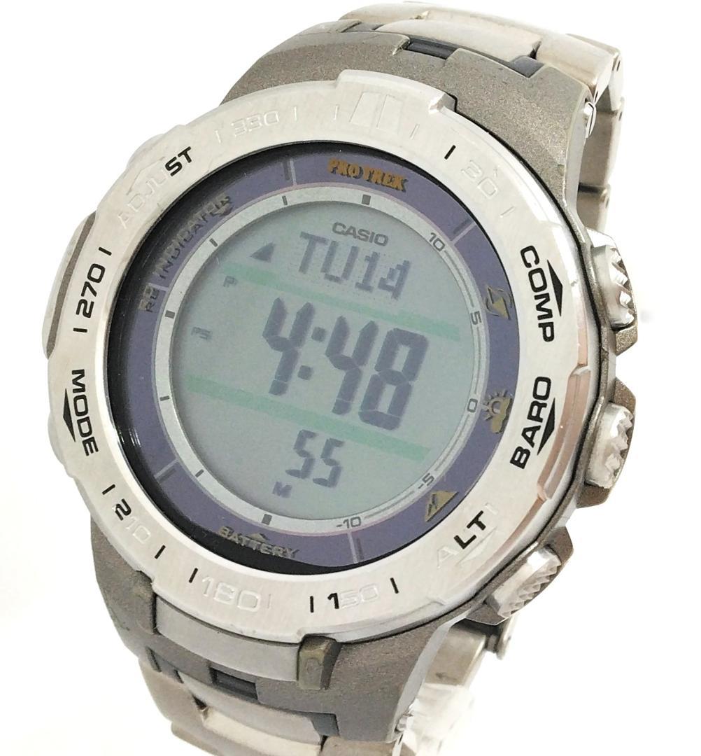 CASIO Pro Trek 36065 Solar Men's Watch — Japanese