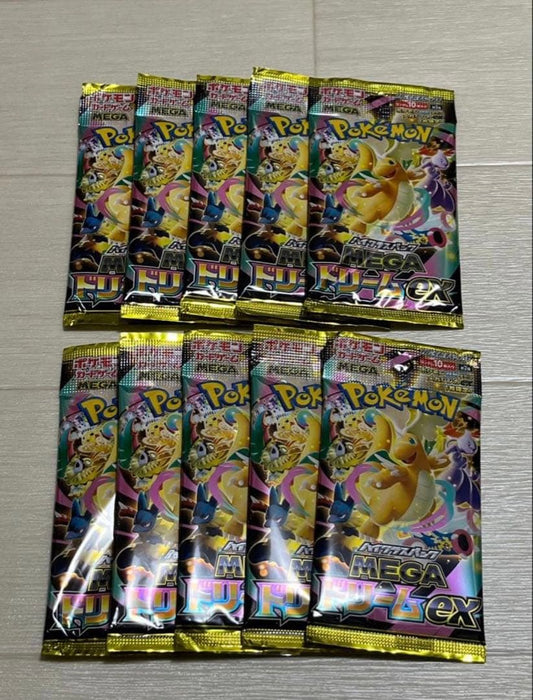 Pokemon Mega Dream ex 10 Pack Set Pack — Japanese