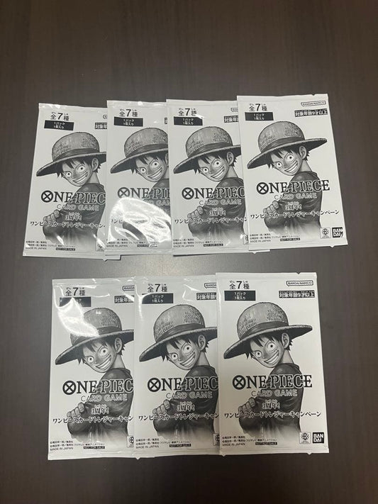 One Piece One Piece Card 3rd Anniversary Promo Pack 7 Pack Treasure Campaign Pack — Japanese