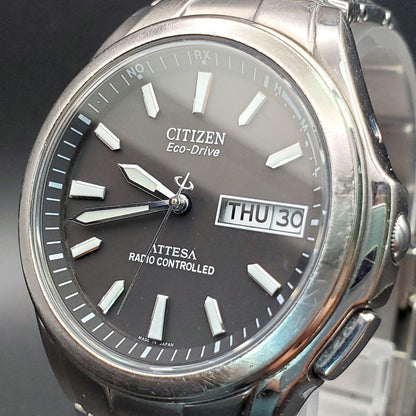 Citizen ATTESA H100 Solar Men's Watch — Japanese