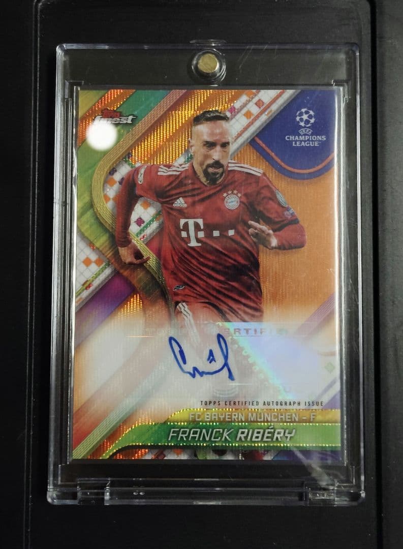 World Limited to 25 Topps Frank Ribéry Autographed Parallel — Japanese