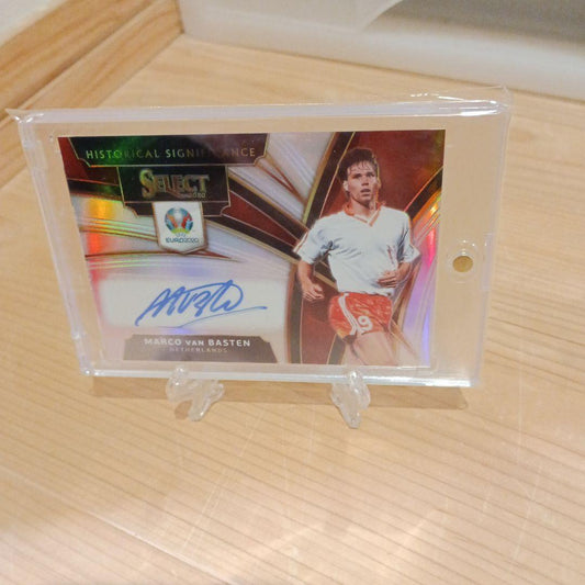 Marco van Basten Signed Card — Japanese