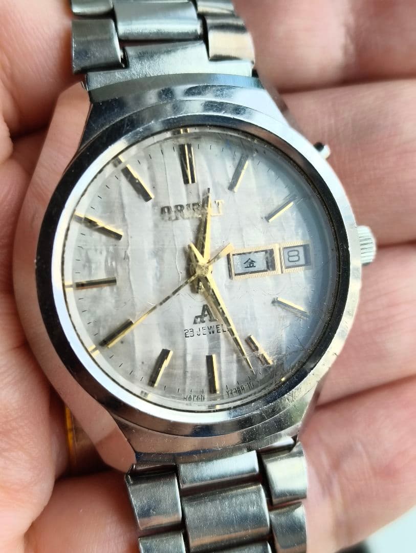 ORIENT クロノエース 9面カットガラス Automatic Men's Watch — Japanese