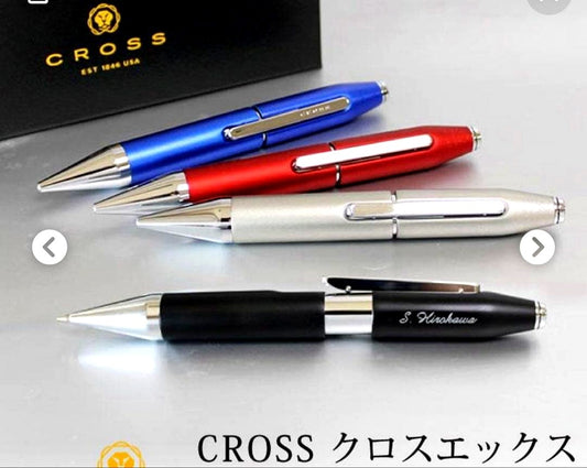 Cross Rollerball Pen X Body in black color with black ink refill shown
