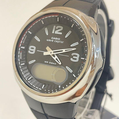 CASIO Waveceptor Solar Men's Watch — Japanese