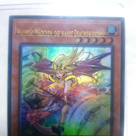Utagawa Yu-Gi-Oh German error single card in English shown on a white background
