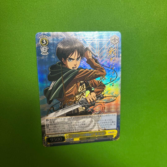 Weiss Schwarz Attack on Titan Eren's Defiance of Fate — Japanese