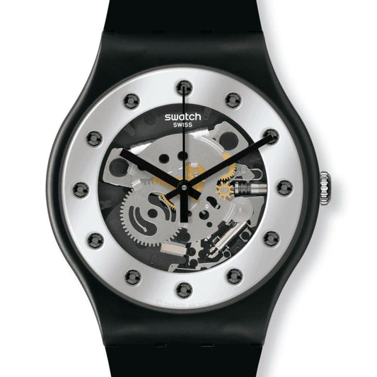 swatch SILVER GLAM Quartz Men's — Japanese