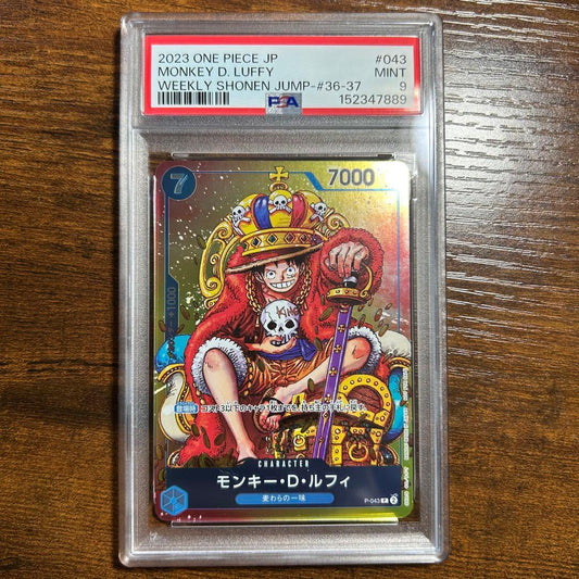 PSA 10 One Piece Monkey D. Luffy P — Japanese
