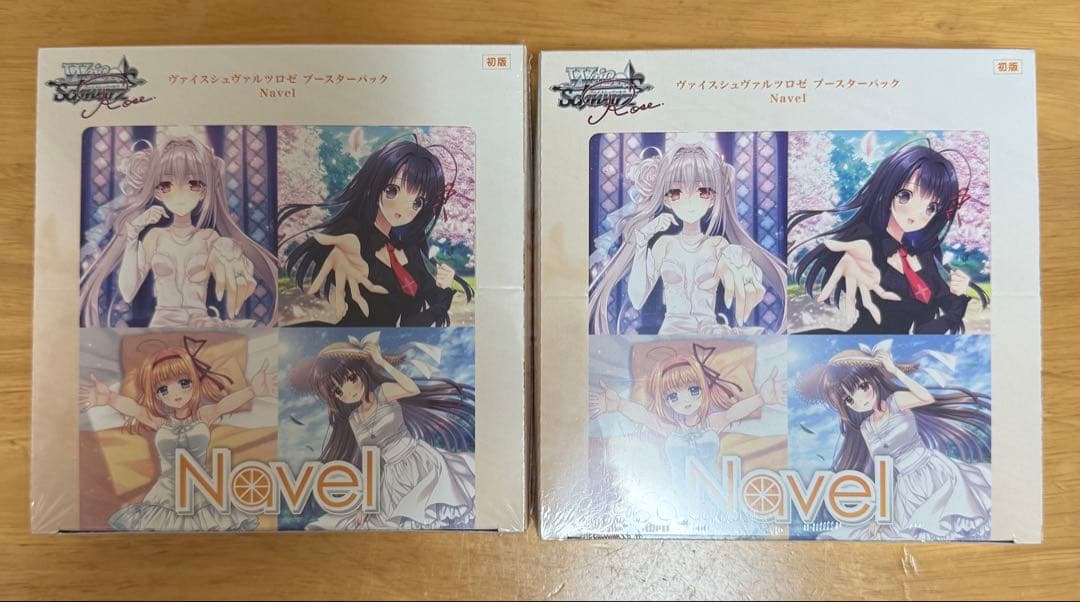 Weiss Schwarz Weiß Schwarz Rosé Navel Unopened 2BOX Shrink-wrapped Box — Japanese