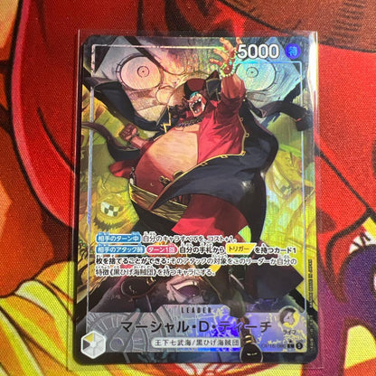 One Piece One Piece Card Teach Leader Parallel L — Japanese