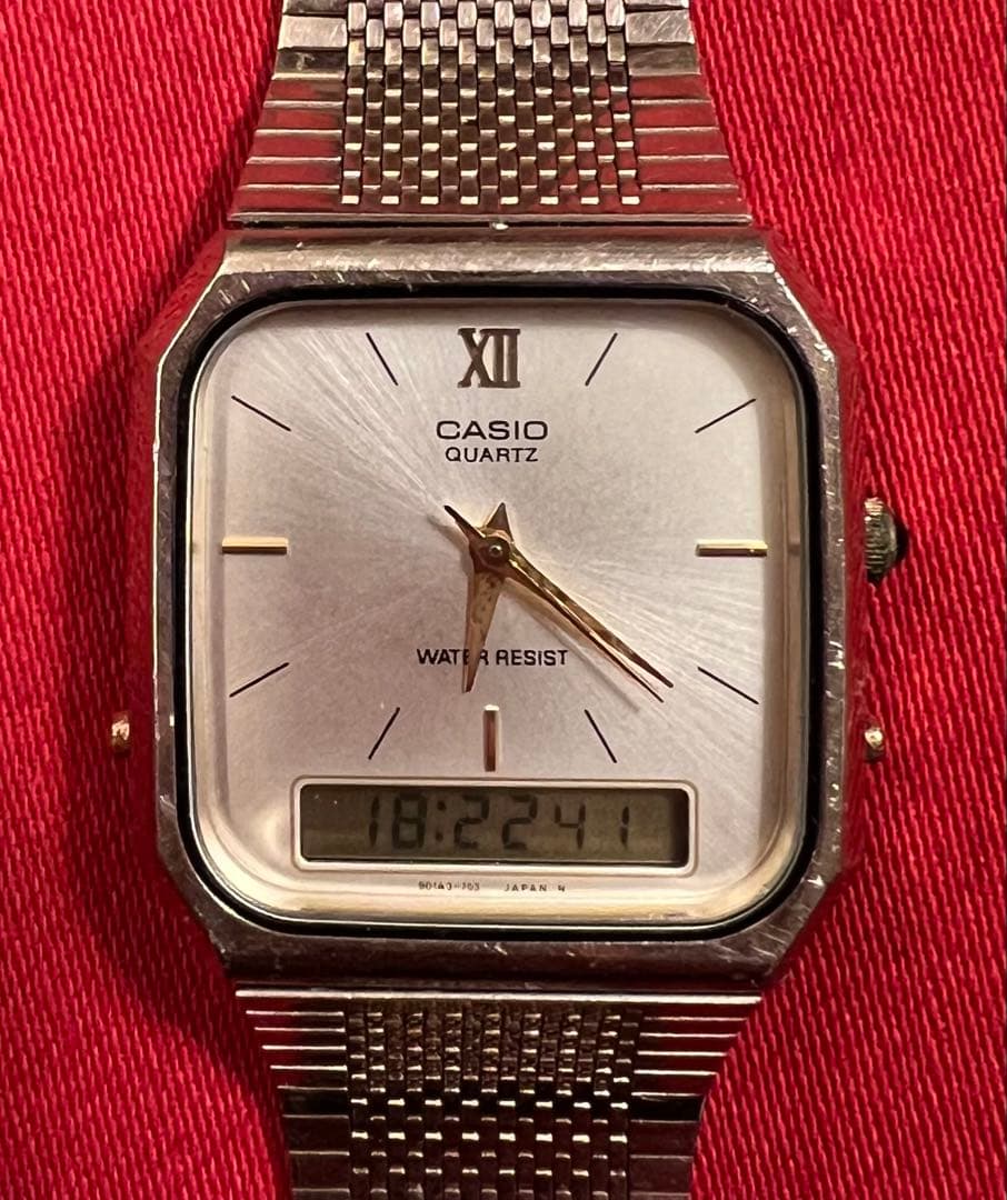 CASIO AQ-431 Digital Men's Watch — Japanese