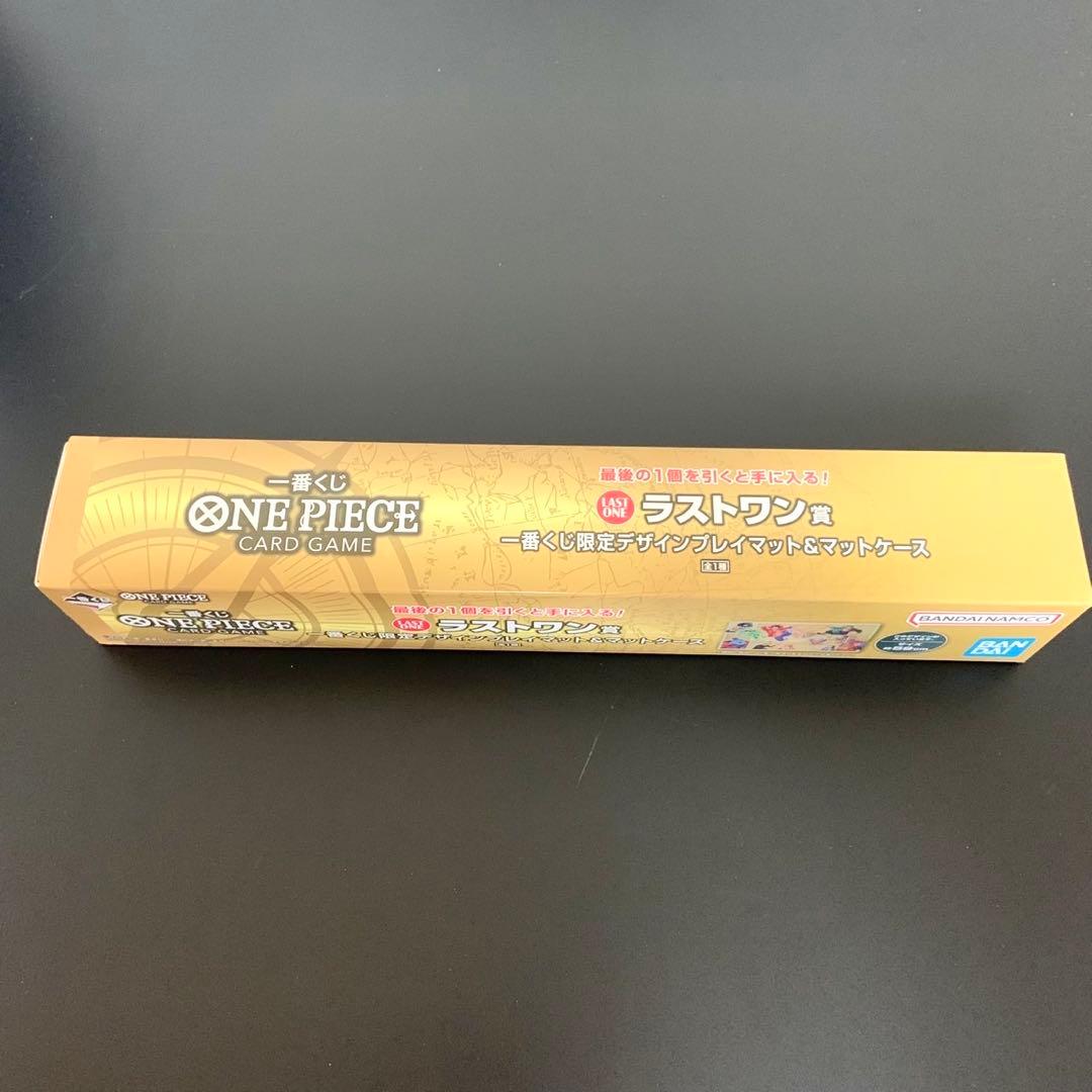 One Piece One Piece Card Game Last One Prize Playmat & Mat Case Box — Japanese