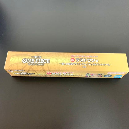 One Piece One Piece Card Game Last One Prize Playmat & Mat Case Box — Japanese