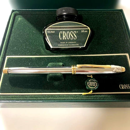 Cross Tarrant Fine Nib Fountain Pen Model Medallist with gold-plated nib and medallist color body
