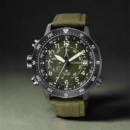 Citizen Promaster Land Solar Men's Watch — Japanese