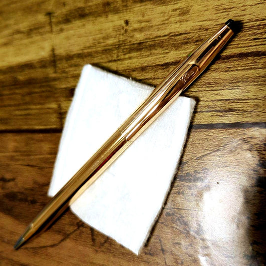 Used Cross Classic Century pen with 14KT gold field and minor dents near clip and grip area
