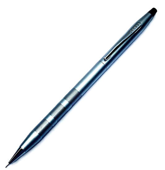 Cross Silver twist mechanism lead pencil 0.7mm with included pen case, Japan import