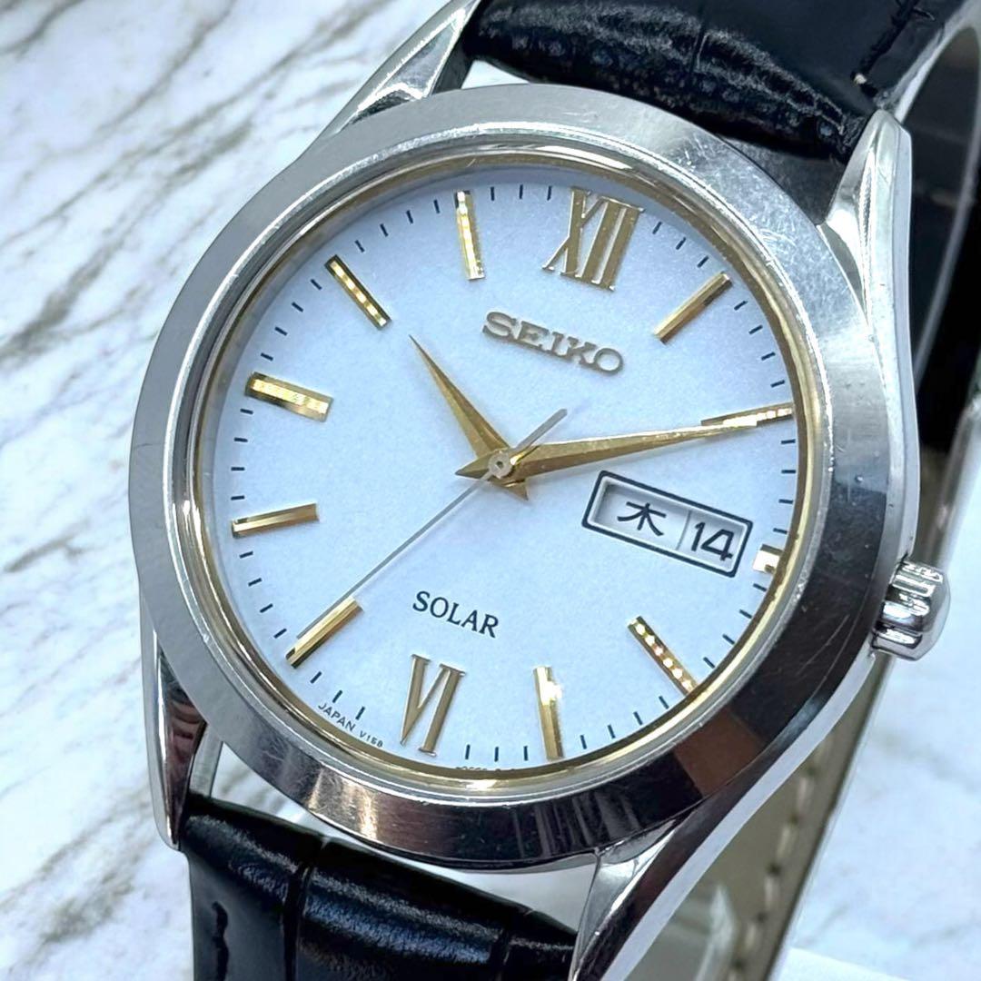 SEIKO SBTR009 Solar Men's Watch — Japanese