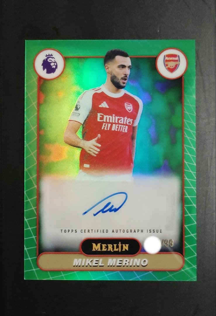 Topps Mikel Merino 99 Limited World Auto Parallel — Japanese