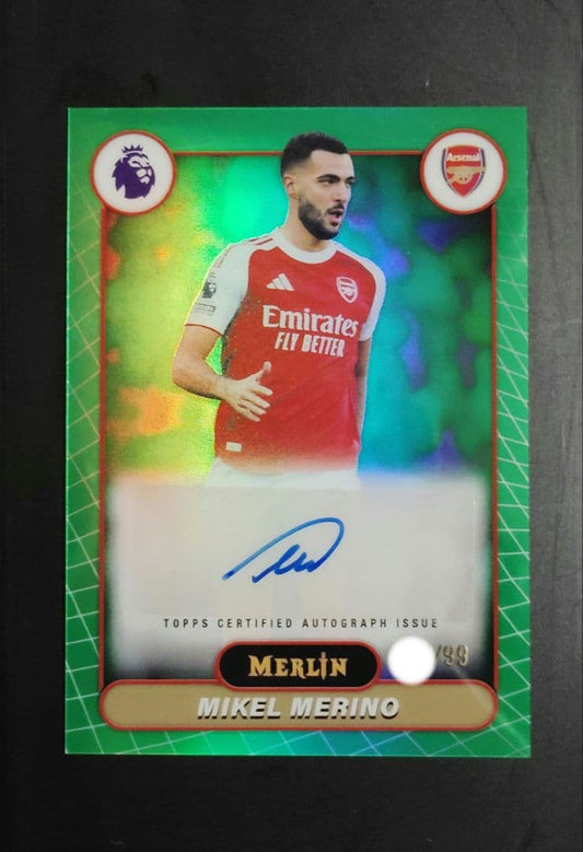 Topps Mikel Merino 99 Limited World Auto Parallel — Japanese