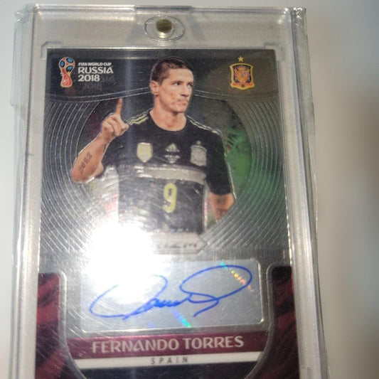 Fernando Torres Autograph Card — Japanese