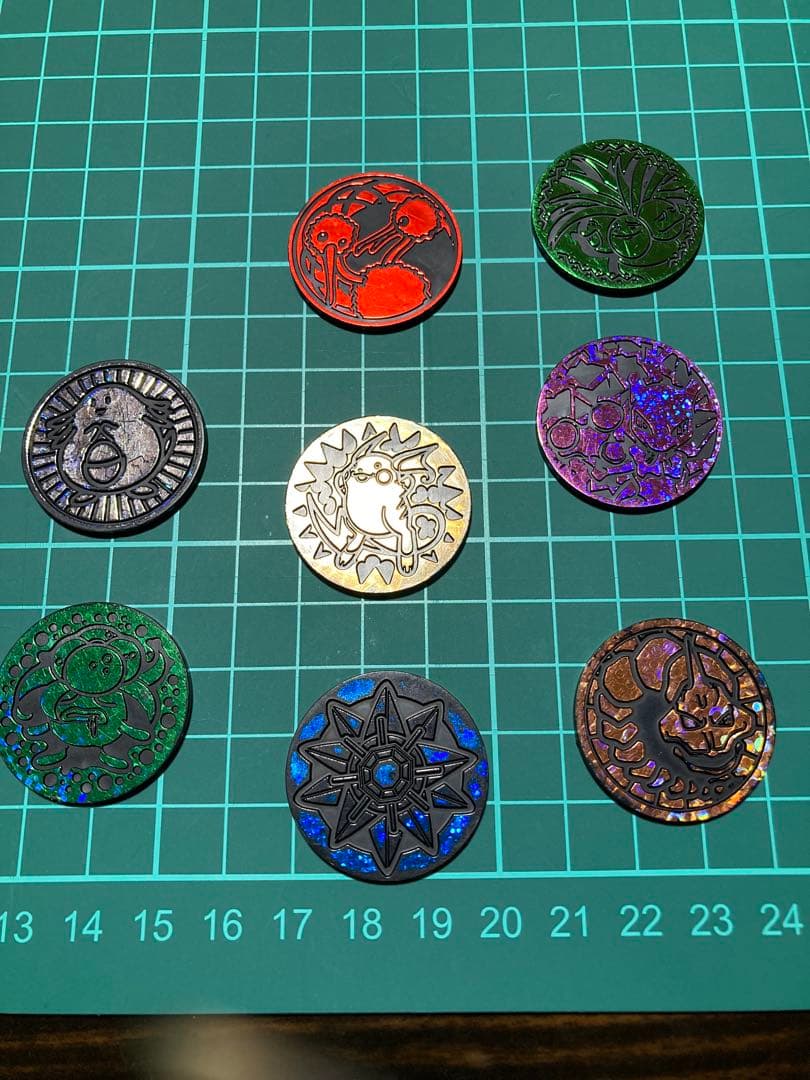 Pokemon Pokémon Card Coin Set 8 Pieces Pack — Japanese