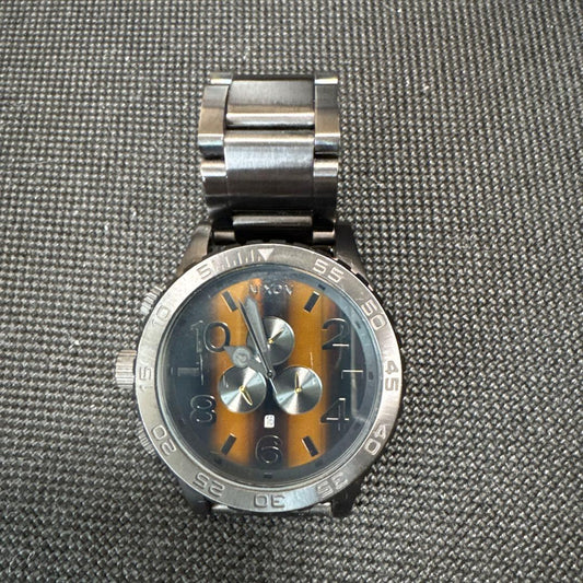 NIXON Chronograph Gunmetal Men's Watch — Japanese