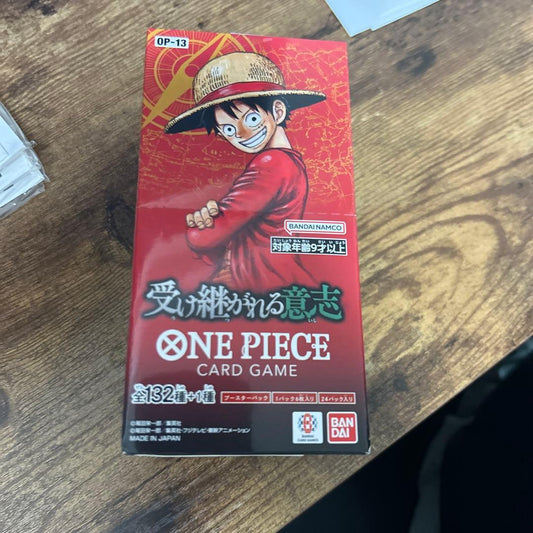 One Piece One Piece Card Game: The Will of the Next Generation Box — OP-13 — Japanese