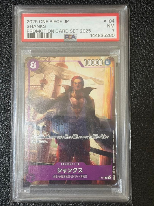 PSA 10 One Piece Shanks — Japanese