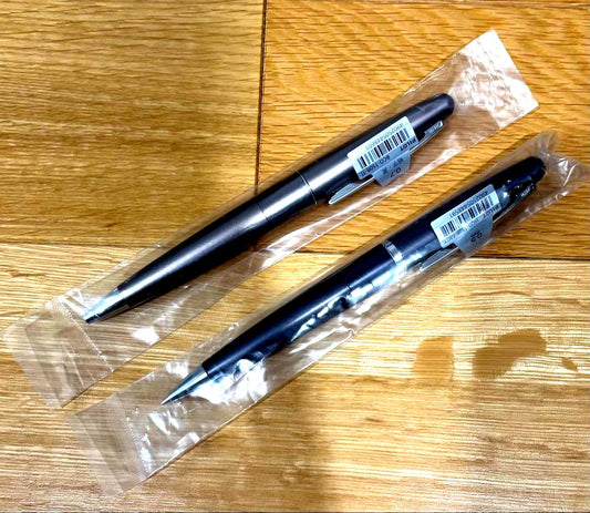 PILOT Ballpoint Pens Set BCO-150R with black ink showing 0.5mm and 0.7mm pen tips