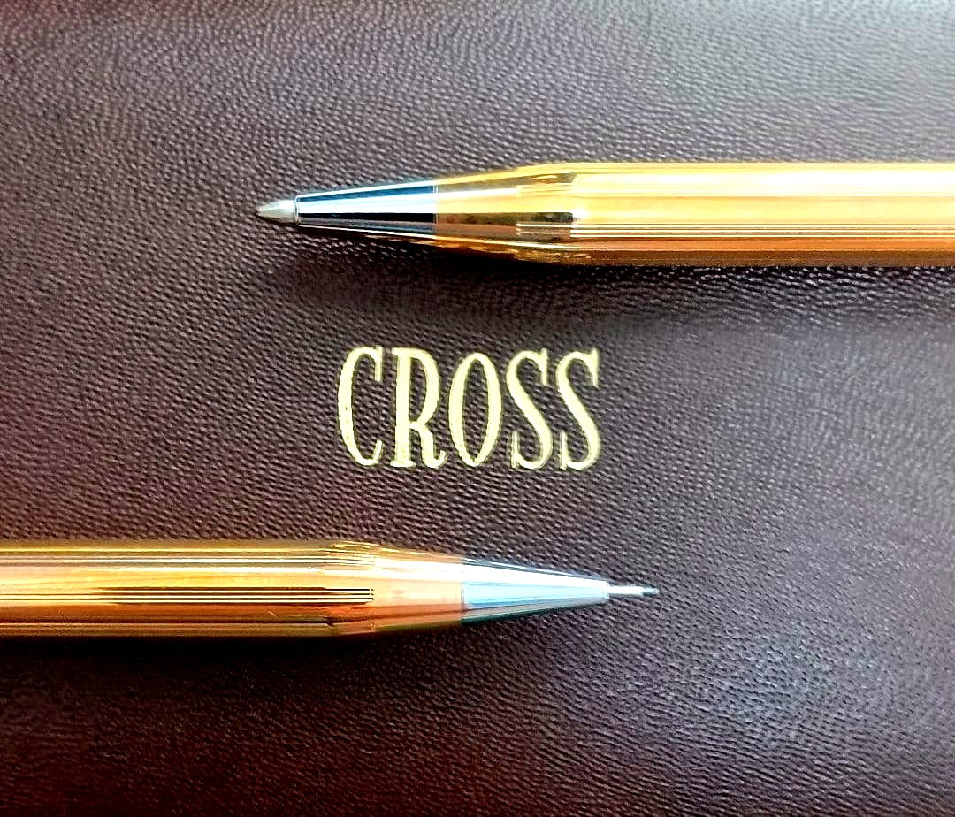 Vintage Cross Classic Century 14K gold plated ballpoint pen and mechanical pencil set