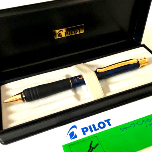 Blue PILOT Clutch Point Mechanical Pencil with 0.5 mm lead and ergonomic grip approximately 10 mm wide