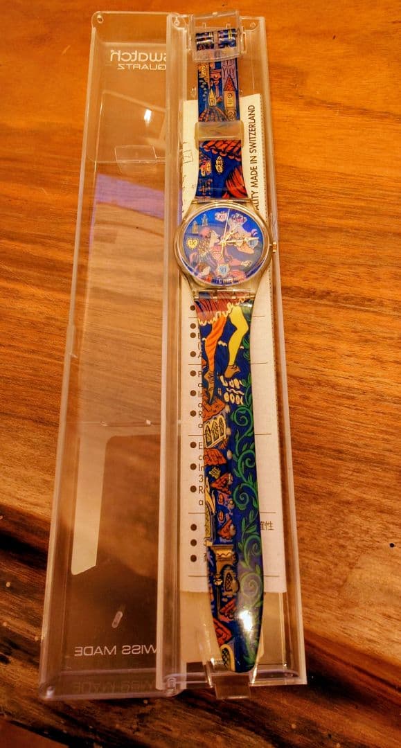 swatch カラフルアートデザイン Quartz Men's — Japanese