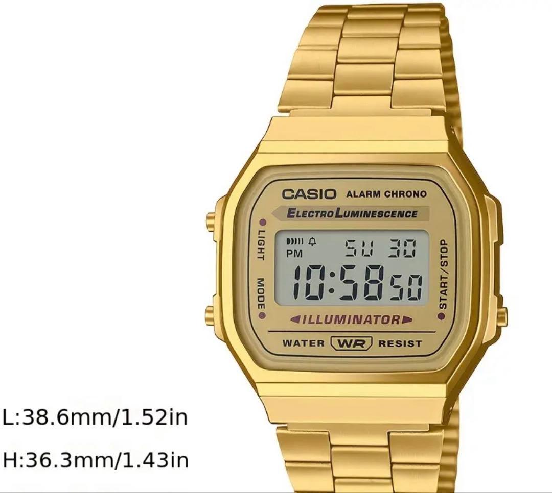 CASIO A168WG-9W Digital Men's Watch — Japanese