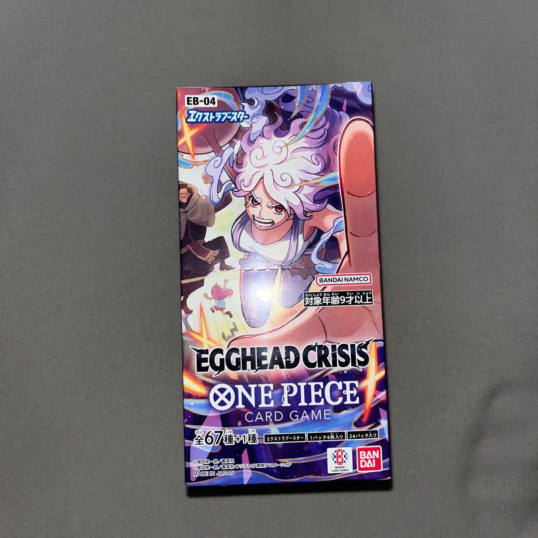 One Piece One Piece Egghead Crisis 1box Tape Included Box — EB-04 — Japanese