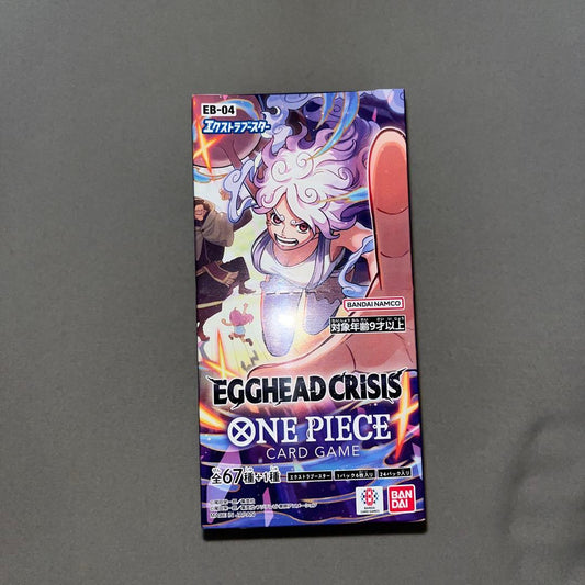 One Piece One Piece Egghead Crisis 1box Tape Included Box — EB-04 — Japanese