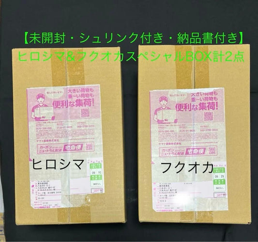 Pokemon Pokémon Card Hiroshima Fukuoka Special Box 2-Pack Set with Invoice Limited Box — Japanese