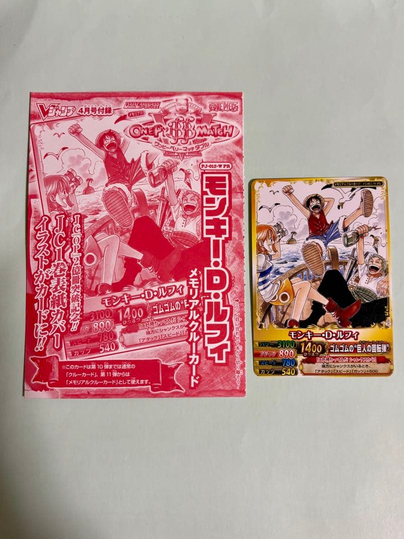 One Piece Luffy — PJ-012 — Japanese